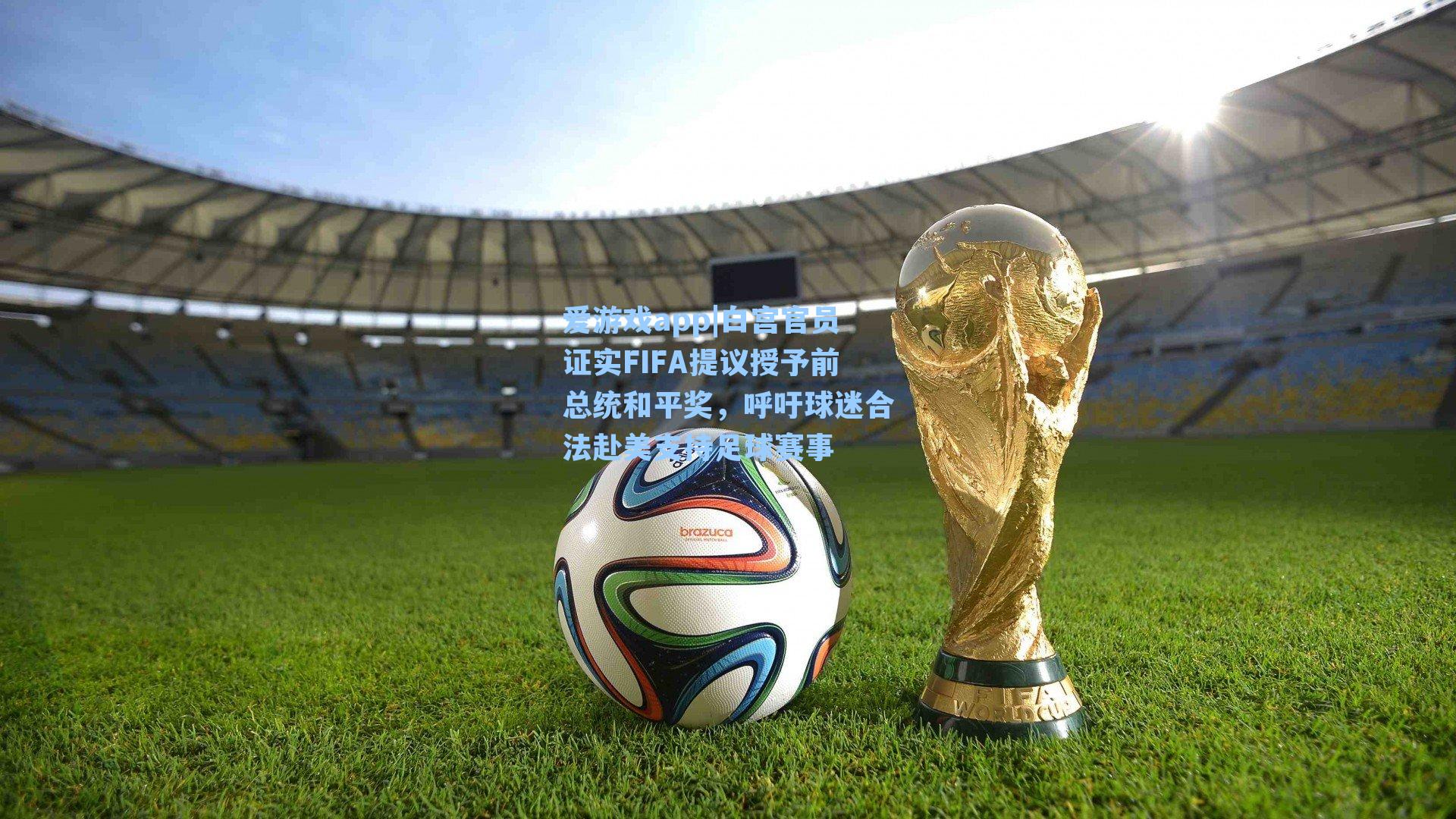 白宫官员证实FIFA提议授予前总统和平奖，呼吁球迷合法赴美支持足球赛事